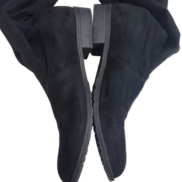 Guess | Simplee Over the Knee Faux Suede Boots - Picture 5 of 11